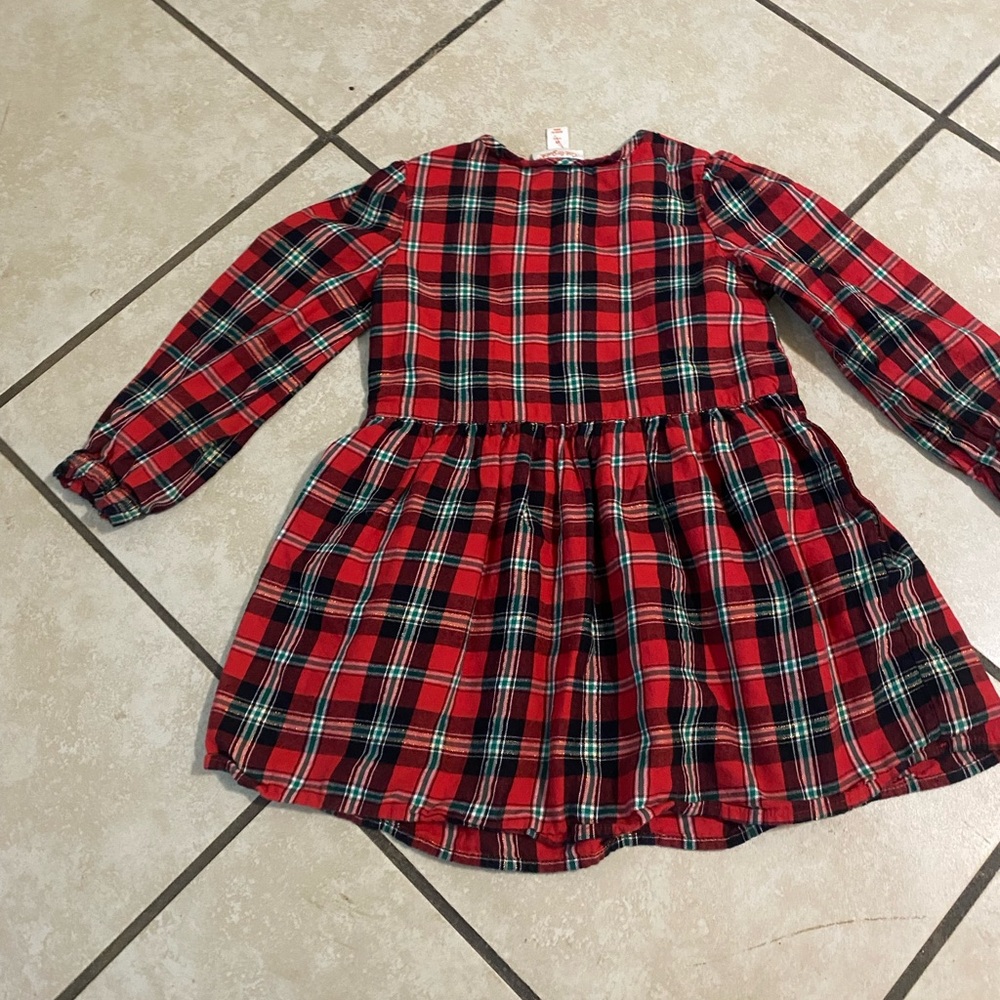Cat & Jack Red Plaid Dress